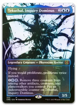 Tekuthal, Inquiry Dominus (Showcase) #302 (Foil) NM Phyrexia All Will Be One - Image 1