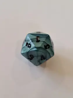 Magic The Gathering FROM THE VAULT FTV RELICS BLUE D20 SPINDOWN DICE DIE MTG - Image 2