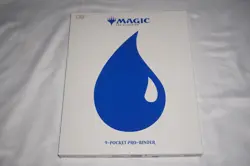 Ultra Pro 9 Pocket Pro Binder Magic the Gathering Mtg Mana 8 Island NEW - Image 1