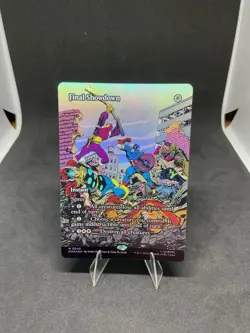Final Showdown (Borderless) Marvel Universe MTG #0045 Foil - Image 1