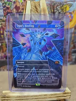 1x MTG Ugin's Binding (Borderless) - Modern Horizons 3 (MH3) #328 - Magic - Image 1