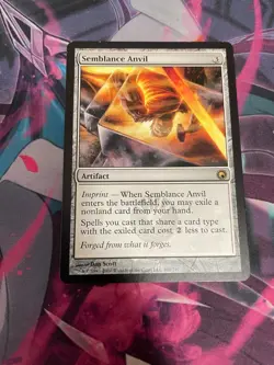 MTG - SEMBLANCE ANVIL - RARE - SCARS OF MIRRODIN - MP - Image 1