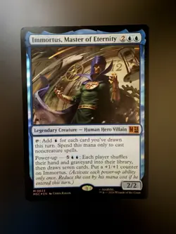 MTG Marvel Super Heroes Immortus, Master of Eternity 0623 Foil - Image 1