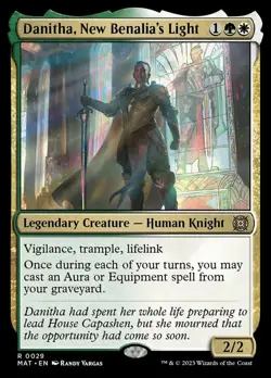 Danitha, New Benalia's Light Light Play, English Magic the Gathering MTG March o - Image 1