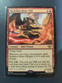 Slickshot Show-Off Outlaws of Thunder Junction Regular Rare Red Creature EN 0146 - Image 1