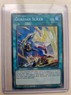 YuGiOh Alliance Insight - Gordian Slicer 1st Edition Secret Rare ALIN-EN066 - Image 3