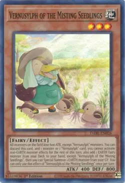 Yu-Gi-Oh Card - DABL-EN026 - VERNUSYLPH OF THE MISTING SEEDLINGS (super rare) - Image 1