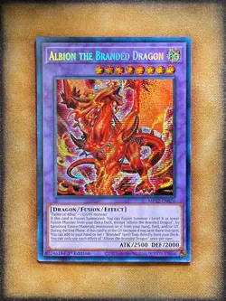 Yugioh Albion the Branded Dragon MP22-EN076 Secret Rare 1st Ed NM - Image 1