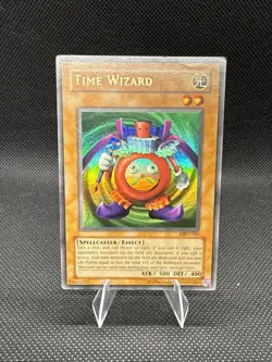 YuGiOh! Time Wizard [MRD-065] Ultra Rare Vintage Yu-Gi-Oh Card - MP - Image 1