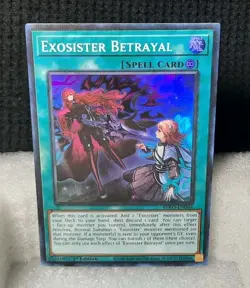 Yu-Gi-Oh! Exosister Betrayal *SUPER RARE* BPRO-EN066 1st Edition NM - Image 1