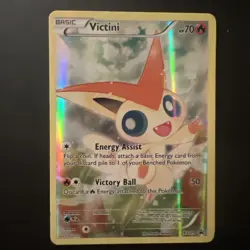 Victini XY117 Holo Full Art Pokemon TCG XY Black Star Promo 2016 MP - Image 1