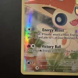 Victini XY117 Holo Full Art Pokemon TCG XY Black Star Promo 2016 MP - Image 5