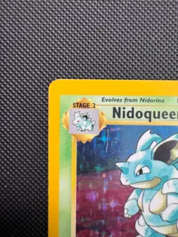 Nidoqueen 7/64 Jungle Holo Rare 1999 WOTC Pokemon TCG Vintage LP - Image 3