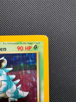 Nidoqueen 7/64 Jungle Holo Rare 1999 WOTC Pokemon TCG Vintage LP - Image 4