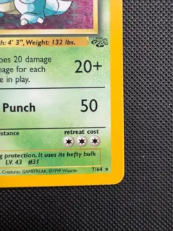 Nidoqueen 7/64 Jungle Holo Rare 1999 WOTC Pokemon TCG Vintage LP - Image 5
