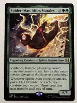 MtG Spider-Man, Miles Morales SPM Spider-Man Magic the Gathering - Image 1
