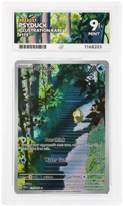 Psyduck Holo Illustration Rare 175/165 English ACE 9 IR Scarlet & Violet 151 TCG - Image 1