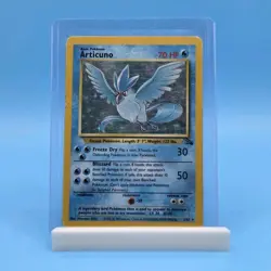 Pokemon TCG Articuno Fossil 2/62 Holo Unlimited Holo - Image 1