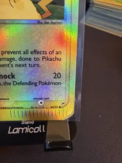 Pikachu 43/95 EX Team Magma vs Team Aqua Reverse Holo Pokemon Card - Image 3