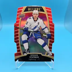 STEVEN STAMKOS 2019-20 Upper Deck Allure RED RAINBOW Parallel #34 Lightning - Image 1