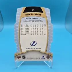 STEVEN STAMKOS 2019-20 Upper Deck Allure RED RAINBOW Parallel #34 Lightning - Image 2