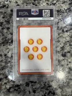 Bandai 2025 DBS FW SB02 Energy Marker Gold Holo E-81 PSA 9 Dragon Ball - Image 2
