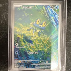 Nintendo Pokemon TCG Froakie 088/086 Crown Zenith Full Art Holo Rare ENG 70HP - Image 1