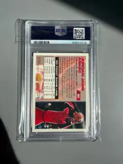 1993 TOPPS GOLD MICHAEL JORDAN 50 POINT CLUB MINT PSA 9 - Image 2