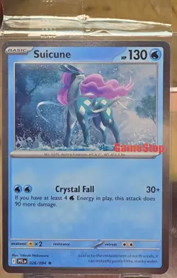 Suicune (Cosmos Holo) (Gamestop Exclusive) 026/094 Miscellaneous Cards &... - Image 1
