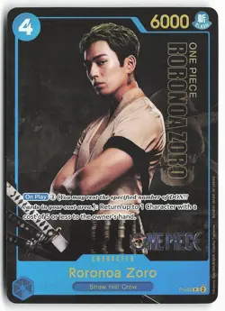 Roronoa Zoro P-056 Foil Live Action Edition One Piece Card - Image 2
