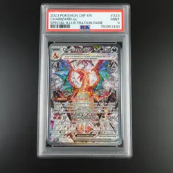 PSA 9 Charizard ex 223/197 Pokemon Obsidian Flames Graded Card - Image 1