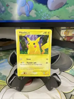 Pikachu Pokemon Rising Rivals Secret Rare Holo 112/111 2009 English Card - Image 1