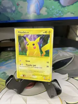 Pikachu Pokemon Rising Rivals Secret Rare Holo 112/111 2009 English Card - Image 3