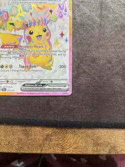Pikachu EX Surging Sparks Ultra Rare Card 219/191! - Image 3