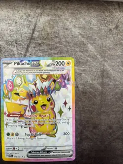 Pikachu EX Surging Sparks Ultra Rare Card 219/191! - Image 4