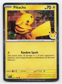 Pikachu (Pokemon Day 2026) Common Miscellaneous Cards & Products 051/162 Pokemon - Image 1