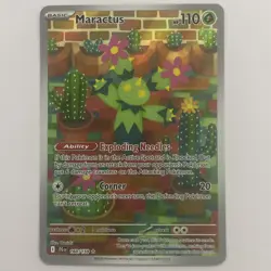 Pokemon TCG Maractus Journey Together Illustration Card 160/159 NM/M Condition - Image 1