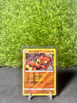 Reverse Holo Buzzwole (Pokemon League) 77/131 League & Championship Cards NM - Image 1
