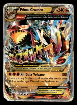 Primal Groudon EX 86/160 World Championship Decks Pokemon Card DMG - Image 2