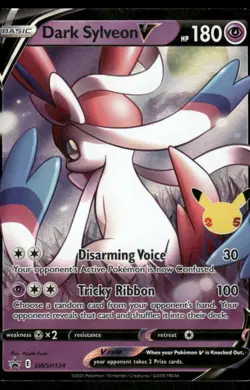 Pokemon Cards Dark Sylveon V SWSH134 Holo Sword & Shield Promo Holo Promo NM *1 - Image 1