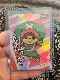 Tony Tony Chopper One Piece Trading Card Anime OP-WA201-SR-06 Holo Foil - Image 1