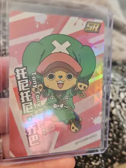 Tony Tony Chopper One Piece Trading Card Anime OP-WA201-SR-06 Holo Foil - Image 4