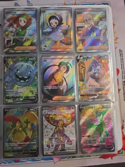 180 Pokemon Card Lot V VMAX EX Full Art Holo Rare SR Binder Collection - Image 5
