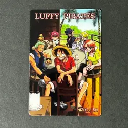 S7549 Straw Hat Crew No.150 Japanese One Piece Vintage Gumica Card 2003 J19 - Image 1