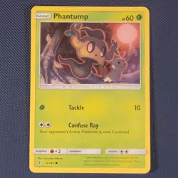 Phantump 6/145 - Guardians Rising - ( Mimikyu Cameo) Pokemon Card - LP+ - Image 1