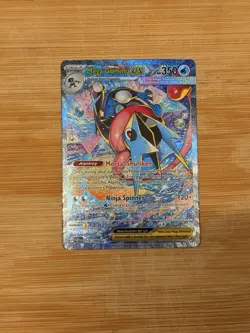 Mega Greninja EX 116/086 XY BREAKpoint Full Art Holo Ultra Rare Pokemon Card - Image 1