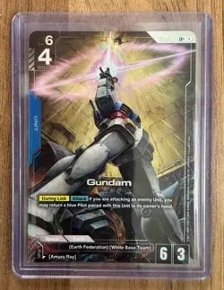 Gundam Card Game - Gundam GD04-001 LR+ - Foil Alt art - Image 1