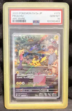 Pikachu 173/165 Sv2a: Pokemon Card 151 Holo (Japanese) PSA 10 - Image 1