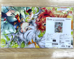 Gundam Card Game Suletta and Miorine Evx02 Card EX Resource Card + Playmat New - Image 1