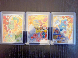 Pokemon First Partner Series 2 Johto Starter Set Chikorita Cyndaquil Totodile NM - Image 1